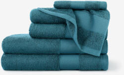 Goldea bambuszszálas törölköző és fürdőlepedő - petróleum színű 70 x 140 cm