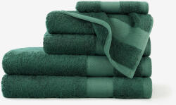 Goldea bambuszszálas törölköző és fürdőlepedő - smaragdzöld 50 x 100 cm