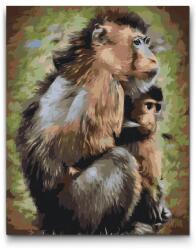  Festés számok szerint - Etetési idő Méret: 40x50cm, Keretezés: Kartonlemezen