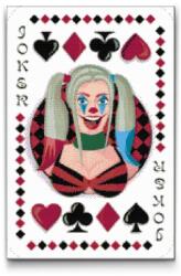  Gyémántszemes kirakó - Harley queen Méret: 40x60cm, Keretezés: Műanyagtáblával, Gyémántok: Négyzet alakú