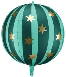 PartyDeco Balon folie - Stea verde 50 cm