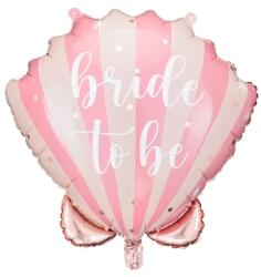 PartyDeco Balon folie viitoare mireasă - Scoică 52 x 50 cm