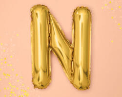  N betű arany lufi