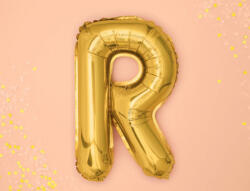R betű arany lufi