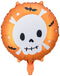  Halloween koponyás lufi - partyzunk