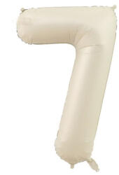  7 szám bézs fólia lufi - partyzunk