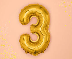  3 szám arany kis lufi - partyzunk