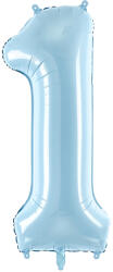  1 szám kék fólia lufi