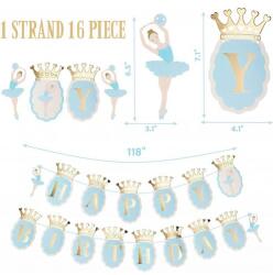  Kék balerinás transzparens