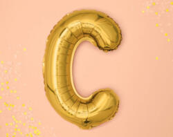  C betű arany lufi