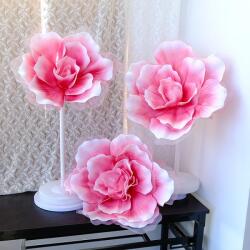  Művirág dekor rózsaszín 40 cm