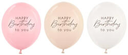 Szülinapi pasztel latex lufi - partyzunk