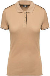 Designed To Work WK271 LADIES' SHORT-SLEEVED CONTRASTING DAYTODAY POLO SHIRT (wk271ca/bl-xl)
