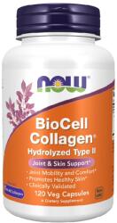 NOW NOW BioCell Collagen Hydrolyzed Type II, 120 Veg Capsules