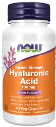 NOW NOW Hyaluronic Acid 100mg Double Strength, 60 Veg Capsules