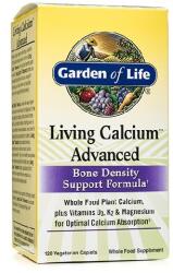Garden of Life Living Calcium Advanced, 120 Veg Capsules