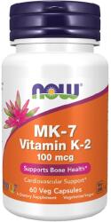 NOW NOW MK-7 Vitamin K-2 100mcg, 60 Veg Capsules - fitnesdobavki - 27,19 лв