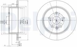 DELPHI Disc frana DELPHI BG2594 (BG2594)