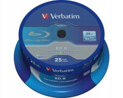 Verbatim Płyta Bd-r Verbatim Bd-r 6x 25GB 25P Cb Htl Printa