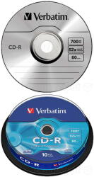 Verbatim CD lemez Verbatim Cd-r 700 Mb 10 db