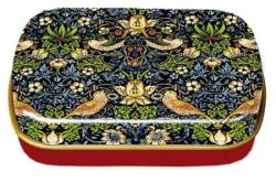 Fridolin William Morris fémdoboz - 6, 3x1, 8x5, 2 cm - Strawberry Thief (VR-18626)