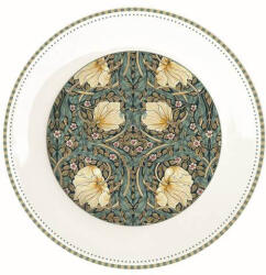 Easy Life William Morris porcelán lapostányér / desszertes - 19 cm - Pimpernel Black (VR-944WILB)
