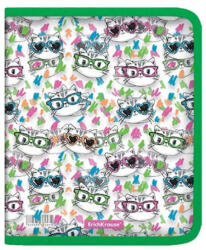 ErichKrause Neon Cats cicás cipzáras irattartó mappa - A5+ (FR-49518)