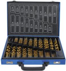 BGS technic Csigafúró Készlet Titán Ötvözött 1 - 10 mm 170 db HSS