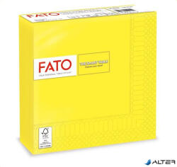 FATO Szalvéta, 1/4 hajtogatott, 33x33 cm, FATO "Smart Table", citromsárga (82623000)