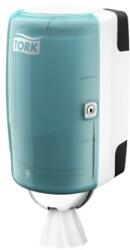 Tork Kéztörlő adagoló, belsőmag-adagolás, M1 rendszer, Performance, TORK "Mini", fehér/türkiz (KHH385)