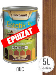 Estetik Clasic Lazura lemn BOCHEMIT ESTETIK CLASIC5L NUC, protectie UV (ESTKCLAS-NUC-5L)