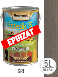 Bochemit Lazura lemn BOCHEMIT ESTETIK CLASIC 5L GRI, protectie UV (ESTKVINTG-GRI-2.5L)