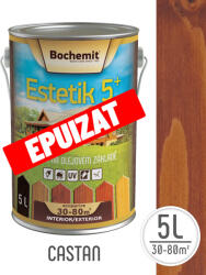 Estetik Clasic Lazura lemn BOCHEMIT ESTETIK CLASIC 5L CASTAN, protectie UV (ESTKCLAS-CAS-5L)