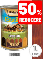 Estetik Clasic Lazura lemn BOCHEMIT ESTETIK CLASIC 1L MAHON, protectie UV (ESTKCLAS-MAH-1L)