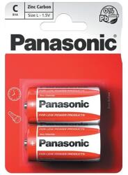 Panasonic Red Zinc cink-mangán elem (2 db, 1.5V, C/baby) (R14RZ/2BP)
