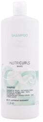 Wella NutriCurls Waves Shampoo 1000 ml sampon hullámos hajra nőknek
