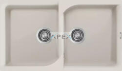 Elleci ELLECI- Mosogatótálca Ego 450 86x50 Granitek 2m. Bianco soft G39 (LGE45039)