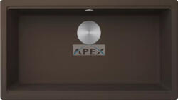 Elleci ELLECI- Mosogatótálca Time 130 UM aláépíthető 79x51 Granitek 1m. Espresso G78 (LG213078BSO) - webmuszaki