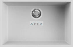 Elleci ELLECI- Mosogatótálca Quadra 120 UM aláépíthető Granitek 1 m. Bianco G68 (LGQ12068BSO)