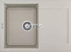 Elleci ELLECI- Mosogatótálca Easy 135 68x50 Granitek 1 m. +cseppt. Bianco soft G39 (LGY13539)