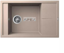 Elleci - Mosogatótálca Unico 305 78x50 Granitek egymedence + csepptálca G51 Avena (LGU30551) - webmuszaki