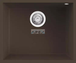 Elleci ELLECI- Mosogatótálca Quadra 105 UM aláépíthető 54x44 Granitek 1 m. Espresso G78 (LGQ10578BSO)