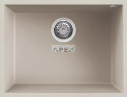 Elleci ELLECI- Mosogatótálca Quadra 110 UM aláépíthető 58, 5x44 Granitek 1 m. Bianco soft G39 (LGQ11039BSO)