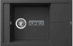 Elleci ELLECI- Mosogatótálca Unico 305 78x50 Granitek egymedence + csepptálca G40 Nero (LGU30540) - webmuszaki