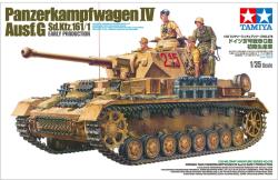 TAMIYA 1/35 Panzerkampfwagen IV Ausf. G Sd. Kfz. 161/1 tank modell korai változat (35378)