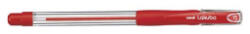 uni Golyóstoll, 0, 3 mm, kupakos, 'SG-100 Lakubo', piros (TUSG100P) (TUSG100P)