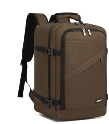 KONO kézipoggyász hátizsák repülőre - barna - 15, 6″ laptophoz (BPK2531)