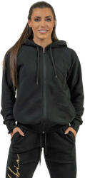  Női sportos melegítőfelső kapucnival Nebbia INTENSE Signature 845 M fekete