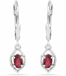 TGJ - Ezüst Fülbevaló Thai Rubinnal - 0.71 Karát