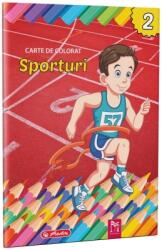 Herlitz Carte de colorat A4, 16 pagini, Sporturi II, Herlitz HZ9493250 Carte de colorat